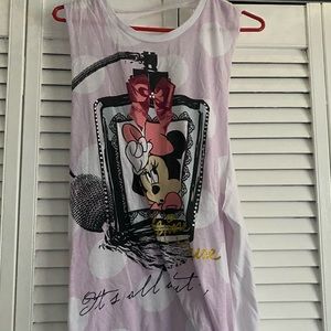 Disney Minnie Mouse cutout top, size L
